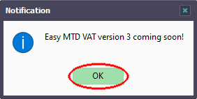 Notification window image