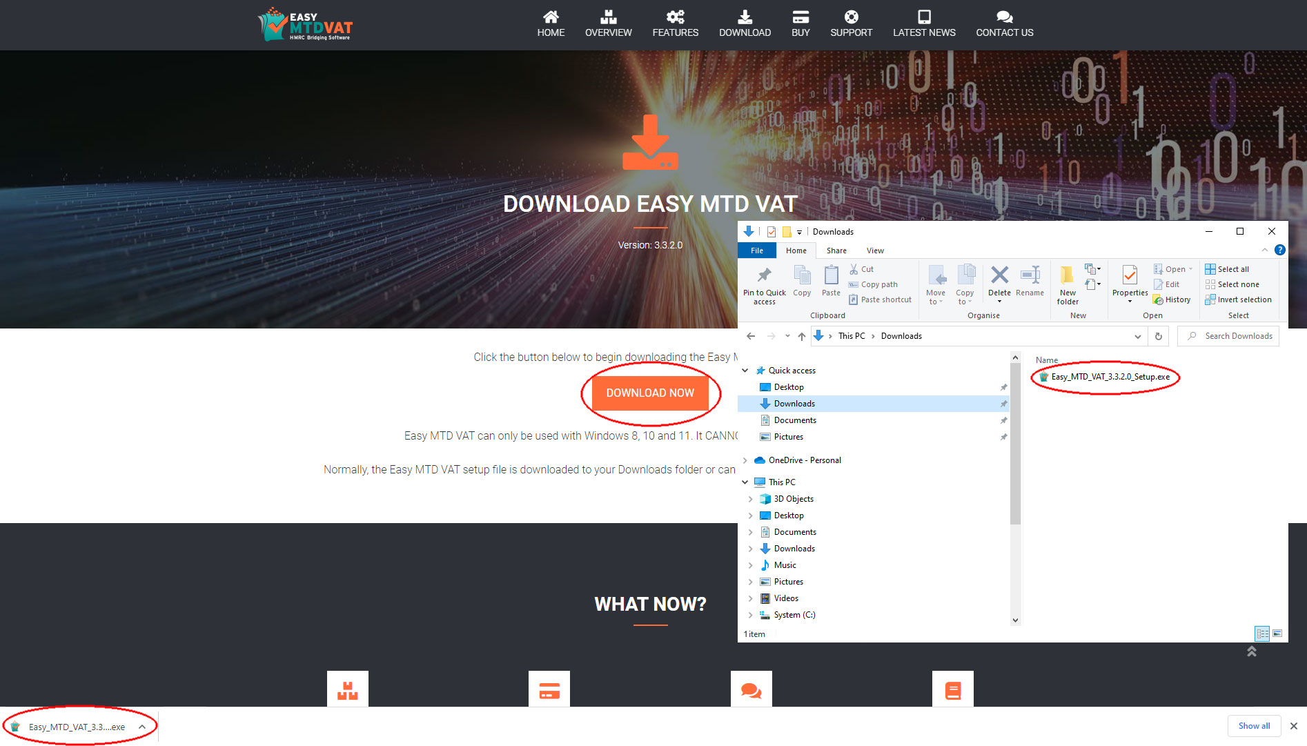 Download now and run setup image