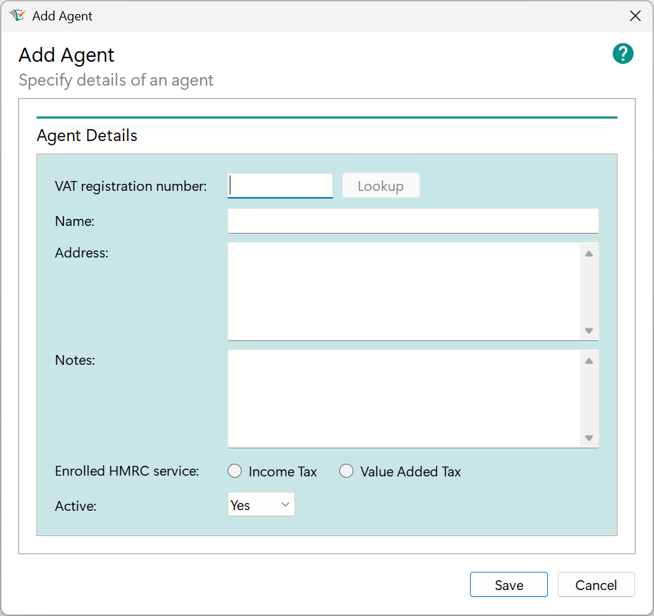 Add Agent window image