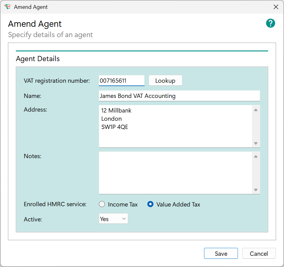 Amend Agent window image