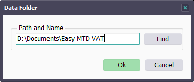 Data Folder window image