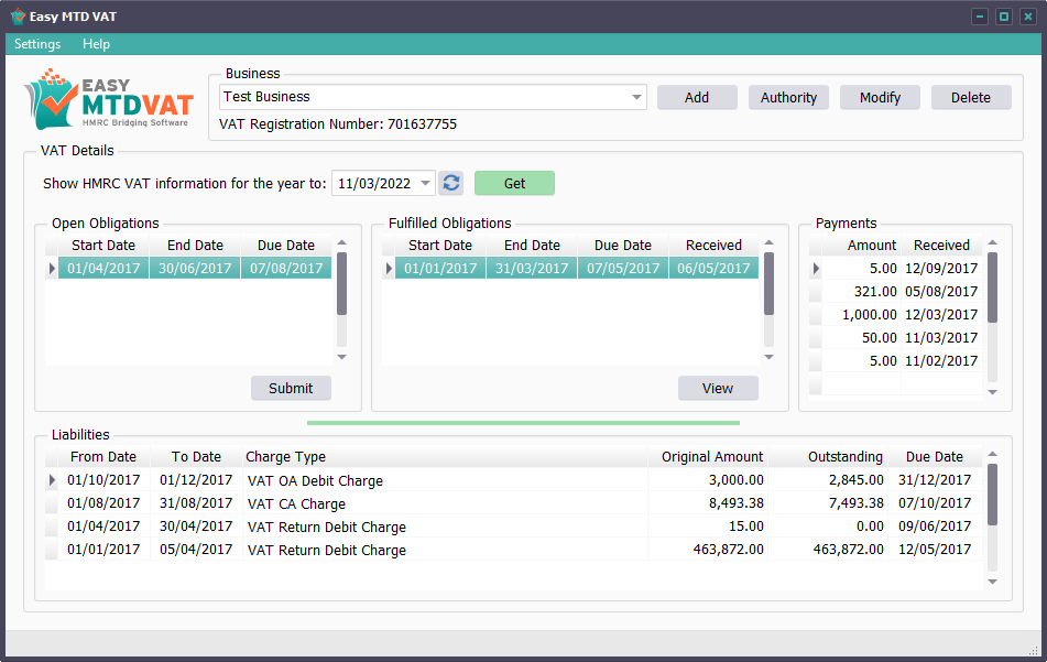 Main interface image