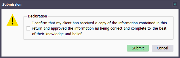 Submission window agent image