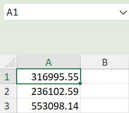 Example Excel cell image